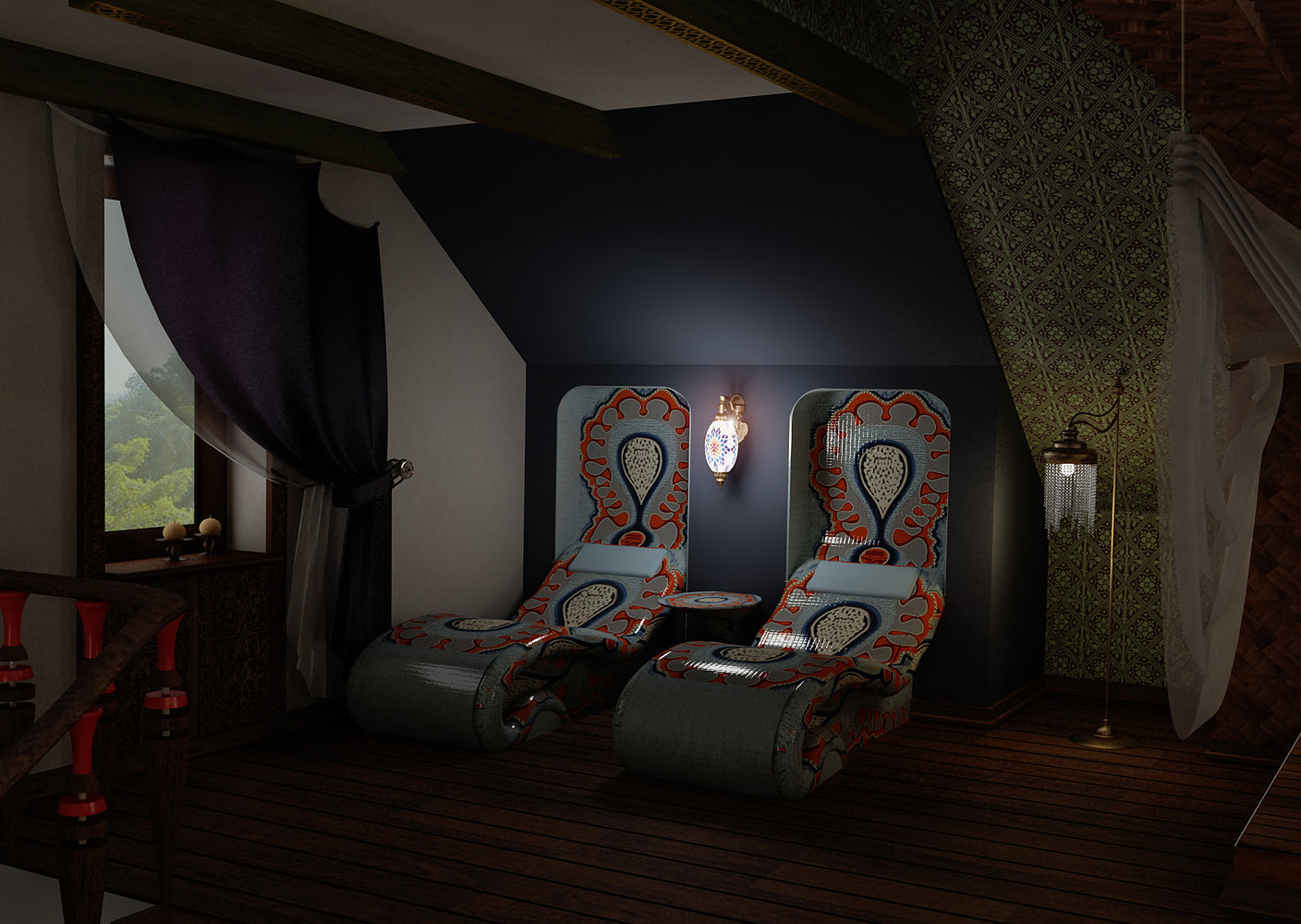 Фото из портфолио Частный «Spa-dom» в колониальном стиле – фотографии дизайна интерьеров на INMYROOM Фото из портфолио Частный «Spa-dom» в колониальном стиле – фотографии дизайна интерьеров на INMYROOM