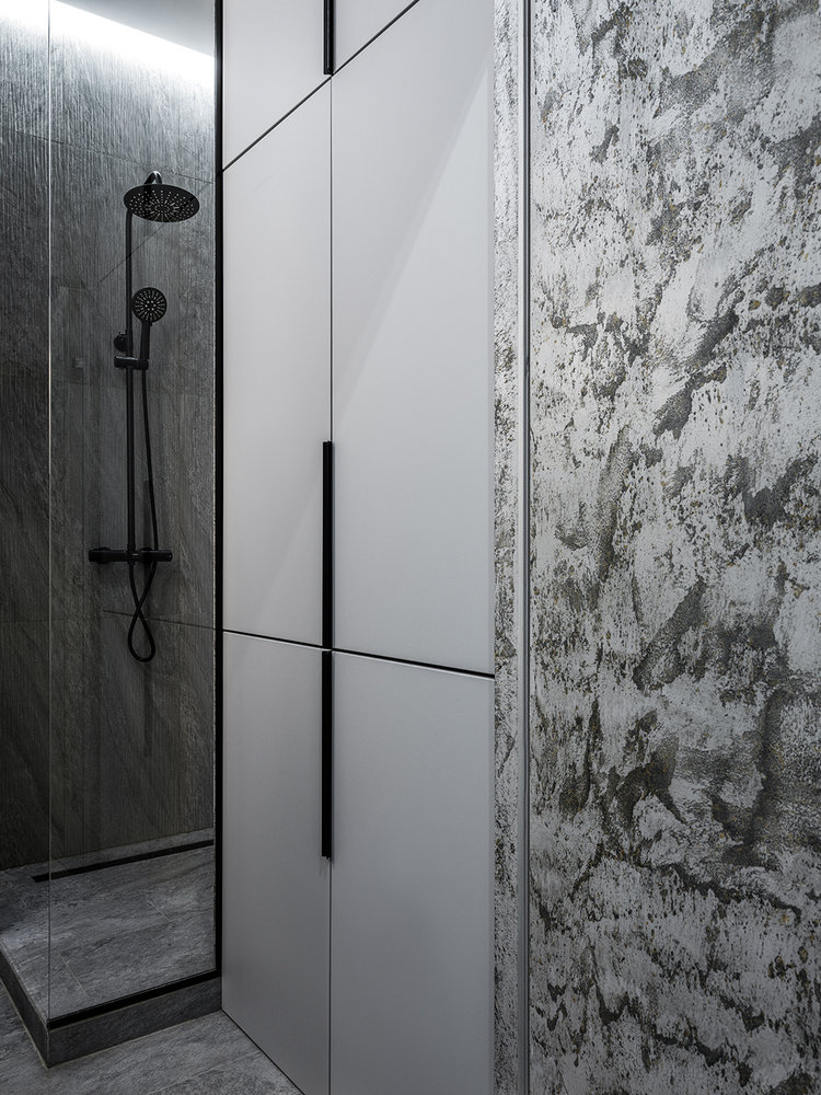 Фотография: Ванная в стиле Современный, Квартира, Минимализм, Проект недели, Москва, 1 комната, до 40 метров, Дарья Сатина – фото на INMYROOM Фотография: Ванная в стиле Современный, Квартира, Минимализм, Проект недели, Москва, 1 комната, до 40 метров, Дарья Сатина – фото на INMYROOM