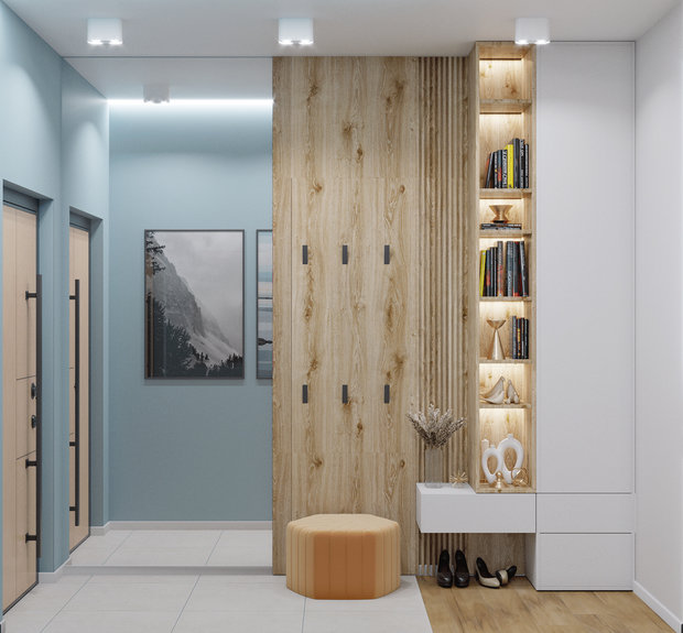 Фото из портфолио Квартира 63 кв.м – фотографии дизайна интерьеров на INMYROOM