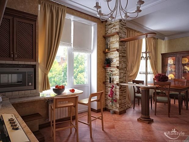 Фото из портфолио кухня – фотографии дизайна интерьеров на InMyRoom.ru