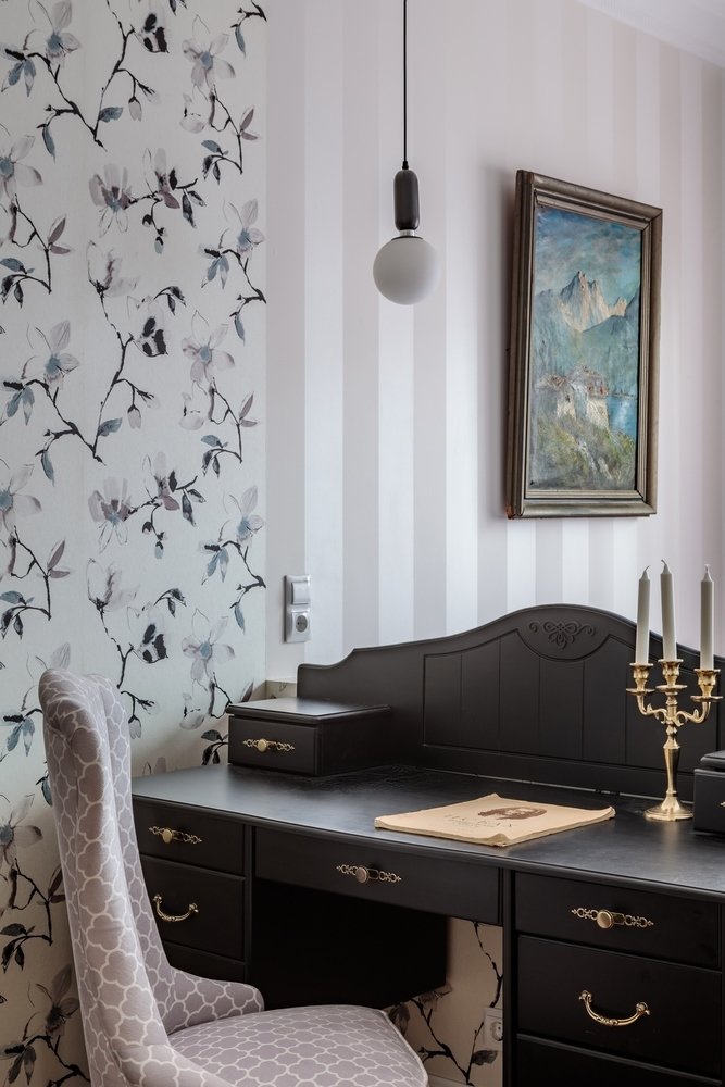 Фотография: Кабинет в стиле Эклектика, Квартира, Проект недели, Москва, 3 комнаты, 60-90 метров, Валерия Шиманская – фото на INMYROOM Фотография: Кабинет в стиле Эклектика, Квартира, Проект недели, Москва, 3 комнаты, 60-90 метров, Валерия Шиманская – фото на INMYROOM