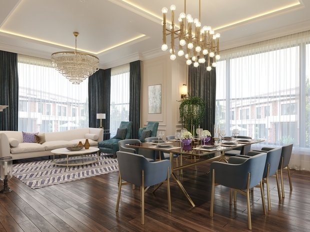 Фото из портфолио Дизайн интерьера дома 250 м2 – фотографии дизайна интерьеров на INMYROOM