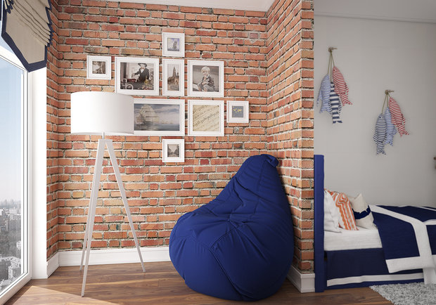 Фотография: Детская в стиле Прованс и Кантри, Лофт, Современный, Квартира, Проект недели, Москва, Студия 3.14, Тимур Абдрахманов, Ирина Леготкина, новостройка, Монолитный дом, 3 комнаты, 60-90 метров – фото на INMYROOM