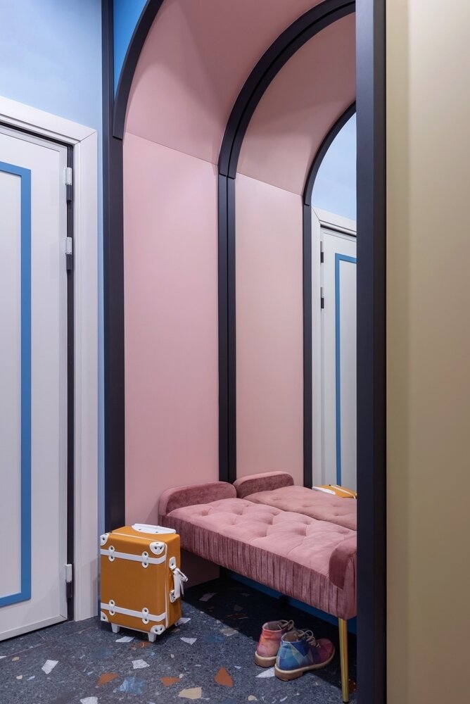 Фотография: Прихожая в стиле Современный, Эклектика, Малогабаритная квартира, Квартира, Проект недели, Москва, Оксана Олейник, Монолитный дом, до 40 метров – фото на INMYROOM