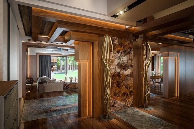 Фото из портфолио Современный экодом в Жуковке. – фотографии дизайна интерьеров на INMYROOM