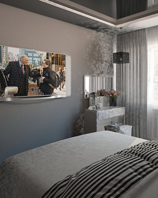 Фото из портфолио Визуализация спальни 3 – фотографии дизайна интерьеров на INMYROOM