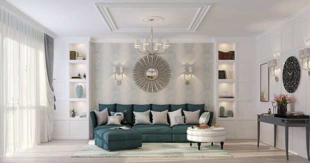 Фото из портфолио Гостиная "Glamour" – фотографии дизайна интерьеров на INMYROOM
