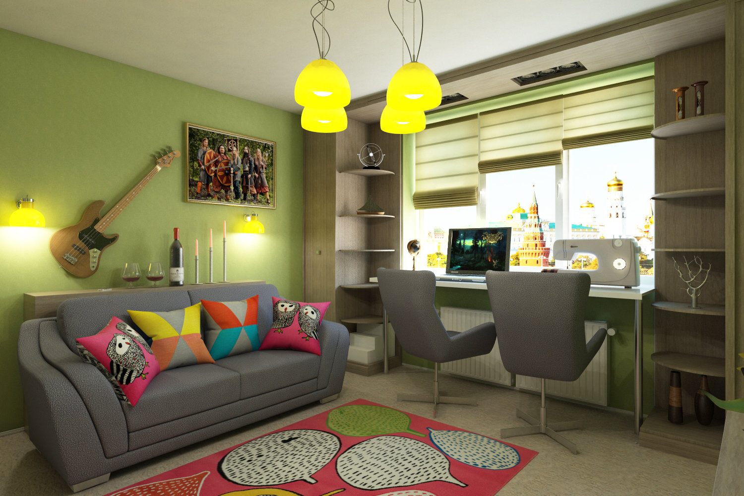 Фотография: в стиле , Гостиная, Проект недели, Новая Москва, Светлана Черепкова – фото на INMYROOM