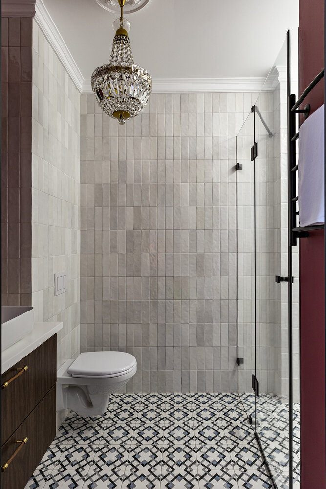 Фотография: Ванная в стиле Современный, Эклектика, Классический, Малогабаритная квартира, Квартира, Студия, Проект дня, Санкт-Петербург, Кирпичный дом, до 40 метров, Ксения Гузий – фото на INMYROOM Фотография: Ванная в стиле Современный, Эклектика, Классический, Малогабаритная квартира, Квартира, Студия, Проект дня, Санкт-Петербург, Кирпичный дом, до 40 метров, Ксения Гузий – фото на INMYROOM