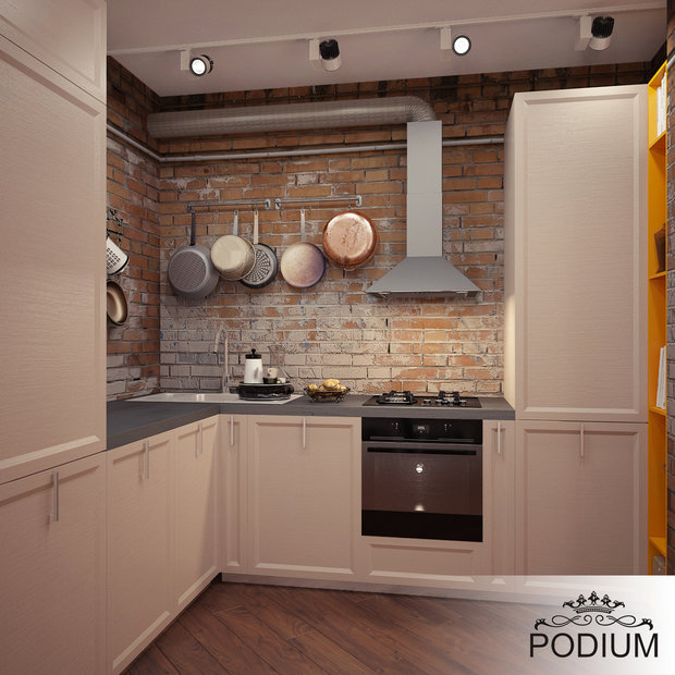 Фото из портфолио Кухня в стиле Лофт – фотографии дизайна интерьеров на INMYROOM