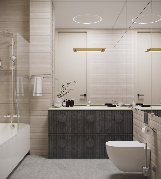 Фото из портфолио Геометрия | ЖК Первомайская 60 – фотографии дизайна интерьеров на INMYROOM