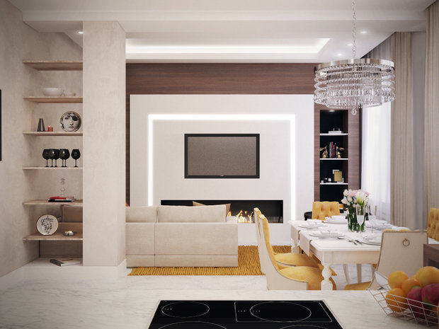 Фото из портфолио Квартира в ЖК Парадный квартал – фотографии дизайна интерьеров на INMYROOM