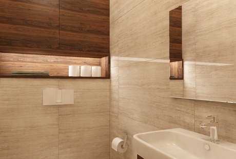 Квартира в теплых тонах - Санузел