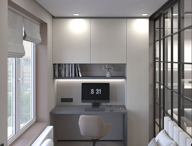 Фото из портфолио Проект 1кв.39 м2 – фотографии дизайна интерьеров на INMYROOM