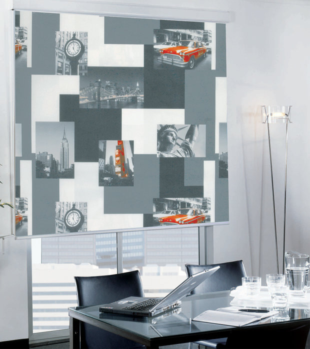 Фото из портфолио Рулонные шторы – фотографии дизайна интерьеров на INMYROOM