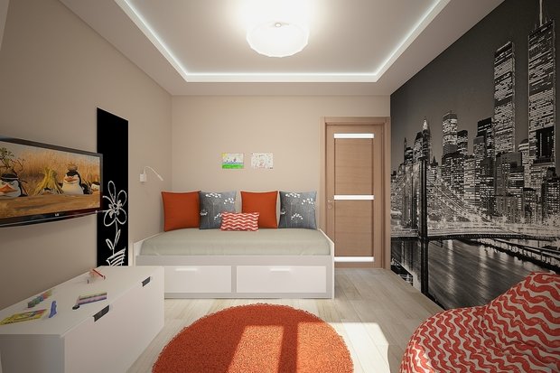 Фото из портфолио Детская для Вани – фотографии дизайна интерьеров на INMYROOM