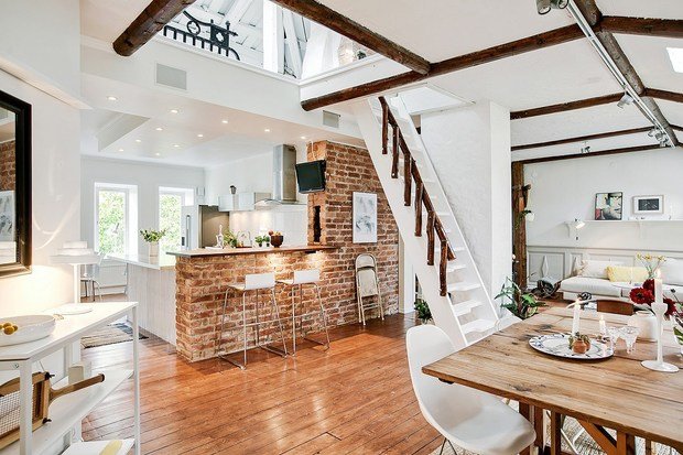 Фото из портфолио ЛОФТ : Первозданная «промышленная эстетика» – фотографии дизайна интерьеров на INMYROOM