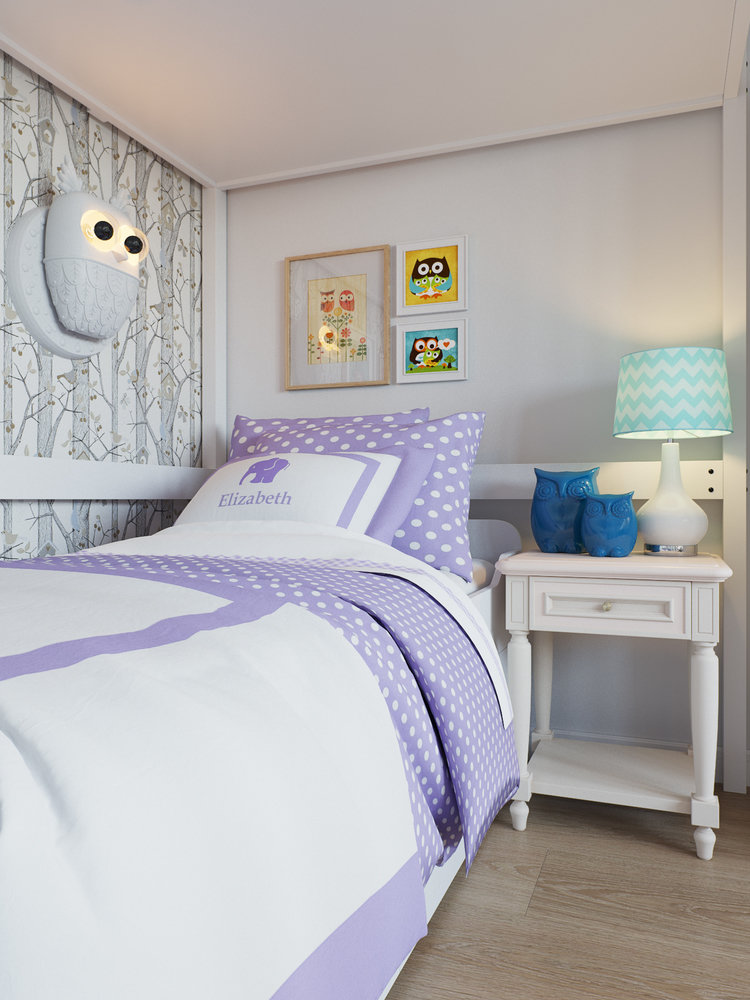 Фотография: Детская в стиле Скандинавский, Квартира, Проект недели, Москва, Никита Зуб, Блочный дом, 3 комнаты, Дизайн-студия «Цуккини», 60-90 метров – фото на INMYROOM