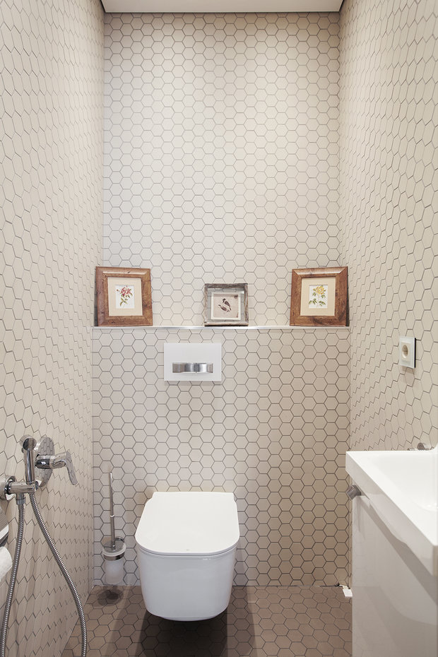 Фотография: Ванная в стиле Восточный, Минимализм, Квартира, Проект недели, Москва, Эко, новостройка, Ариана Ахмад, Татьяна Карякина, Монолитный дом, 4 и больше, Более 90 метров – фото на INMYROOM