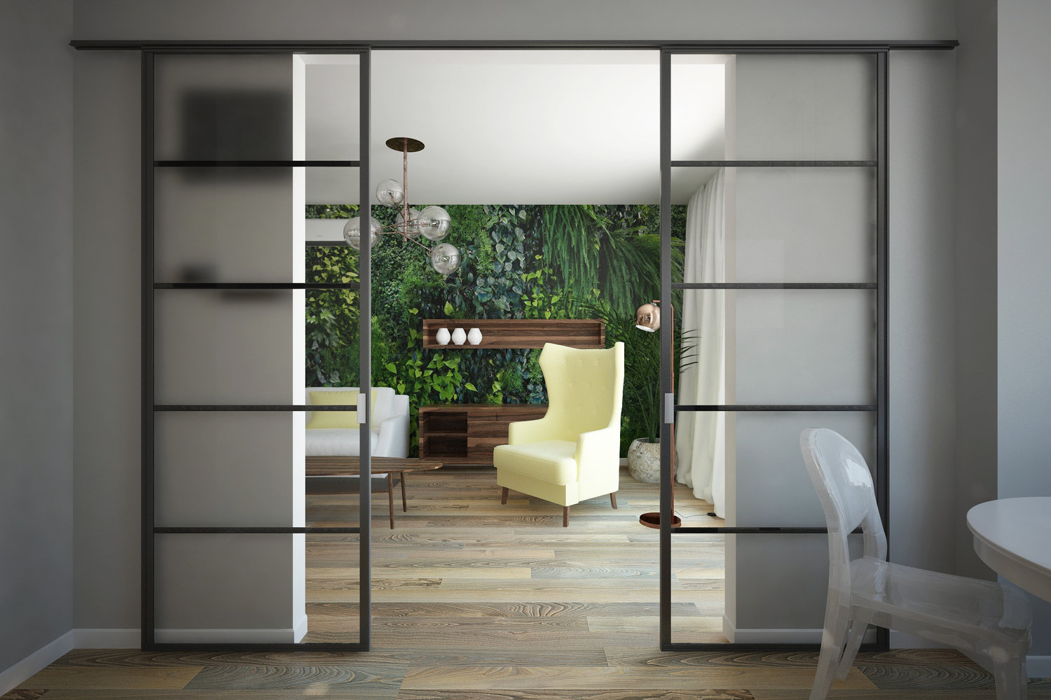 Фото из портфолио Квартира 80 М² (Екатеринбург) – фотографии дизайна интерьеров на INMYROOM Фото из портфолио Квартира 80 М² (Екатеринбург) – фотографии дизайна интерьеров на INMYROOM