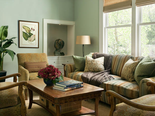 Фотография: Гостиная в стиле Прованс и Кантри, Классический, Современный – фото на INMYROOM