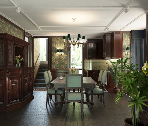 Фотография: Кухня и столовая в стиле Прованс и Кантри – фото на INMYROOM