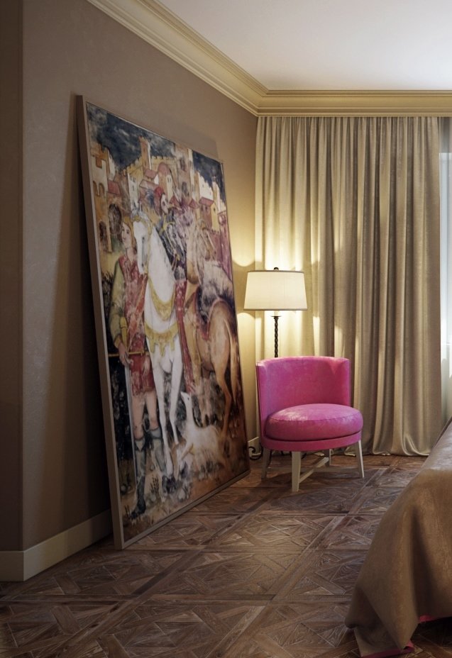 Фотография: Спальня в стиле Классический, Квартира, Интерьер комнат, Декор, Проект дня, Неоклассика – фото на INMYROOM