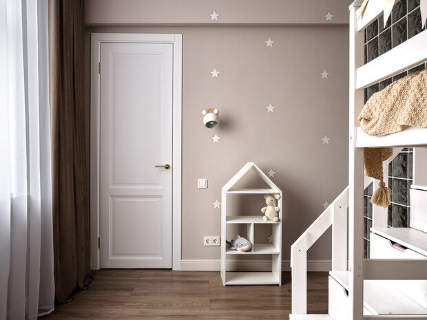 Фотография: Детская в стиле Классический, Современный, Квартира, Проект недели, Москва, 3 комнаты, 60-90 метров, Ксения Шахматова – фото на INMYROOM