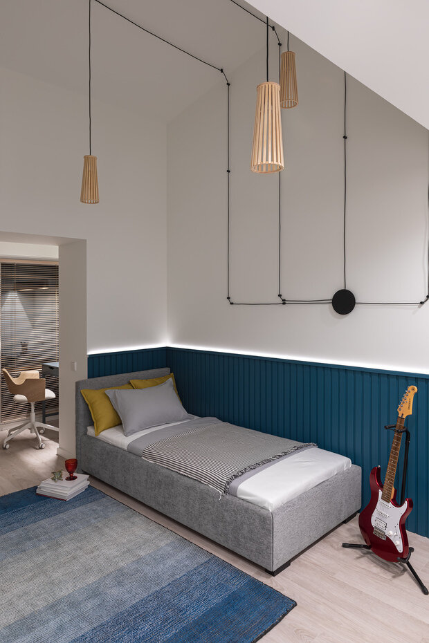 Фотография: Детская в стиле Современный, Проект дня, Таунхаус, 3 комнаты, Более 90 метров, Алена Николаева – фото на INMYROOM