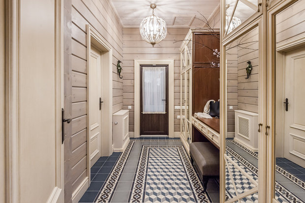 Фотография: Прихожая в стиле Эко, Прованс и Кантри, Дом, Проект недели, Дом и дача, Челябинск, 3 комнаты, Более 90 метров, Марина Кутепова – фото на INMYROOM