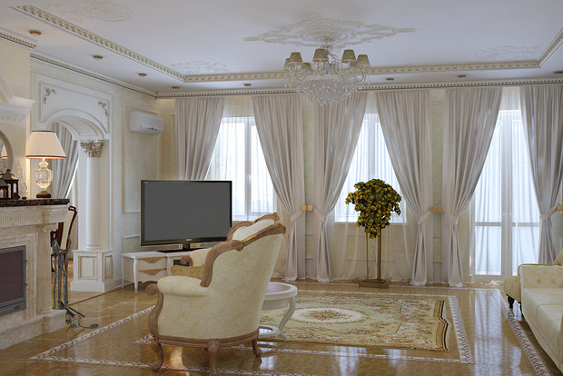Фото из портфолио Дом, г.Москва, 600м – фотографии дизайна интерьеров на INMYROOM