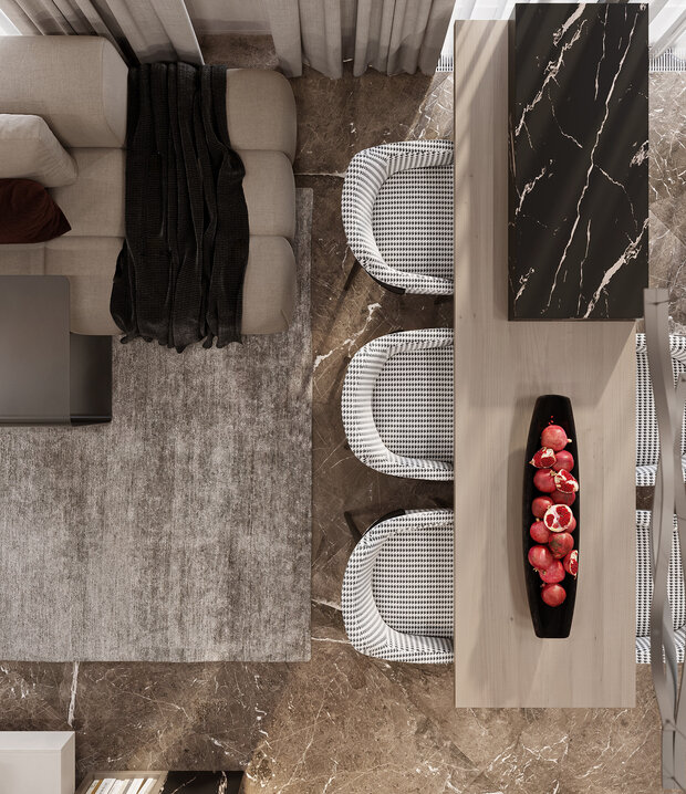 Фото из портфолио Проект квартиры в минимализме – фотографии дизайна интерьеров на INMYROOM