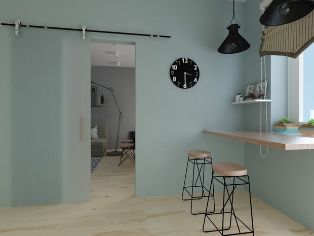 Фото из портфолио Квартира в эко стиле — типовой проект двухкомнатной квартиры в жилом комплексе Сколковский Квартал – фотографии дизайна интерьеров на INMYROOM