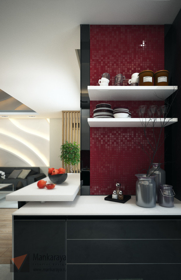 Фото из портфолио Дизайн-проект квартиры 79м2 – фотографии дизайна интерьеров на INMYROOM