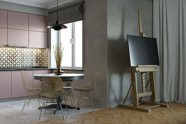 Фото из портфолио OLMO Flat-Taganka – фотографии дизайна интерьеров на INMYROOM