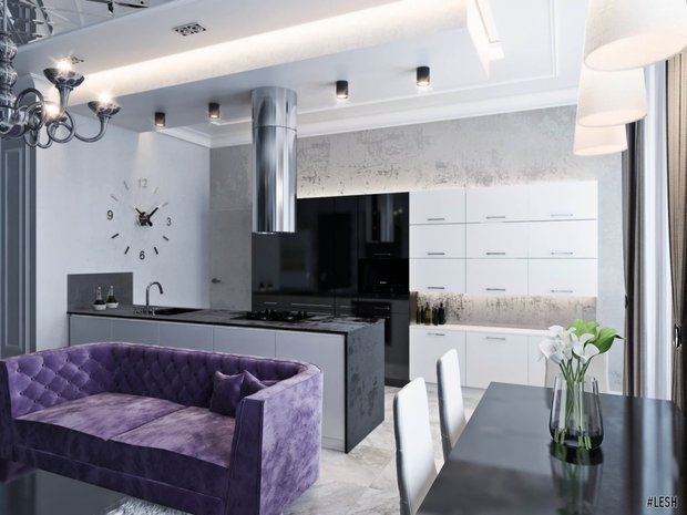 Фото из портфолио Zelenina 118 м – фотографии дизайна интерьеров на INMYROOM