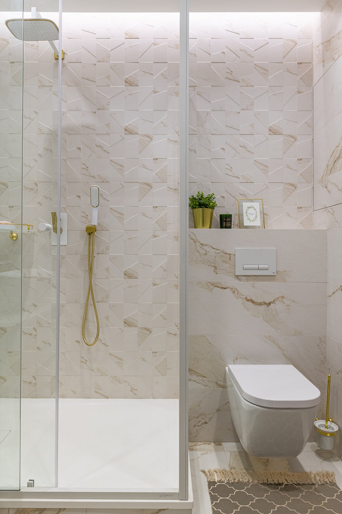 Фотография: Ванная в стиле Классический, Современный, Квартира, Проект недели, Москва, 4 и больше, Более 90 метров, Анна Шаповалова – фото на INMYROOM