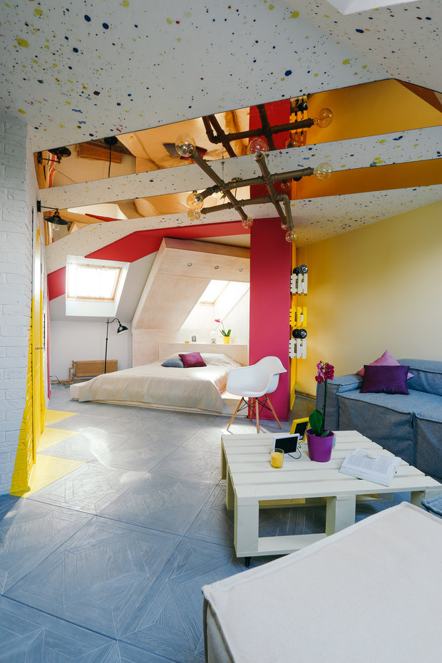 Фото из портфолио "Акварельная спальня" для прграммы "Фазенда" – фотографии дизайна интерьеров на INMYROOM