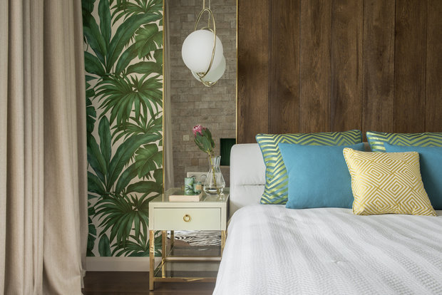 Фотография: Спальня в стиле Современный, Квартира, Проект недели, Москва, Монолитный дом, 2 комнаты, 60-90 метров, Anddesign, Александра Дашкевич, ПРЕМИЯ INMYROOM – фото на INMYROOM