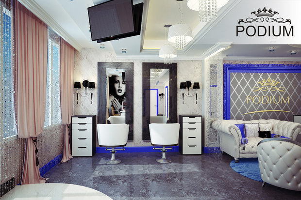 Фото из портфолио Салон красоты в гламурном стиле – фотографии дизайна интерьеров на INMYROOM