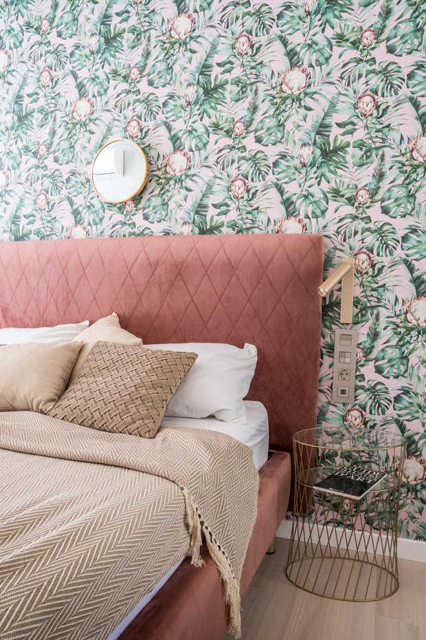 Фотография: Спальня в стиле Современный, Минимализм, Квартира, Проект дня, Ростов-на-Дону, 2 комнаты, 40-60 метров, Татьяна Митева – фото на INMYROOM