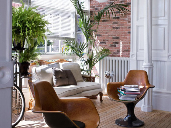 Фотография: Гостиная в стиле Классический, Лофт, Эклектика, Дом, Испания, Цвет в интерьере, Дома и квартиры, Белый – фото на INMYROOM