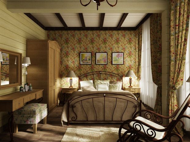 Фото из портфолио Спальни в шале – фотографии дизайна интерьеров на INMYROOM