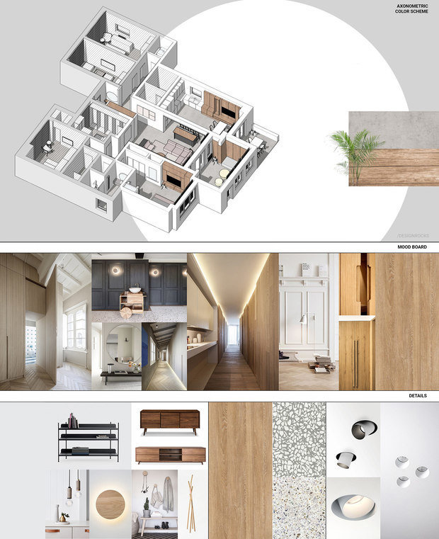 Фото из портфолио WH|CH Apartment – фотографии дизайна интерьеров на INMYROOM