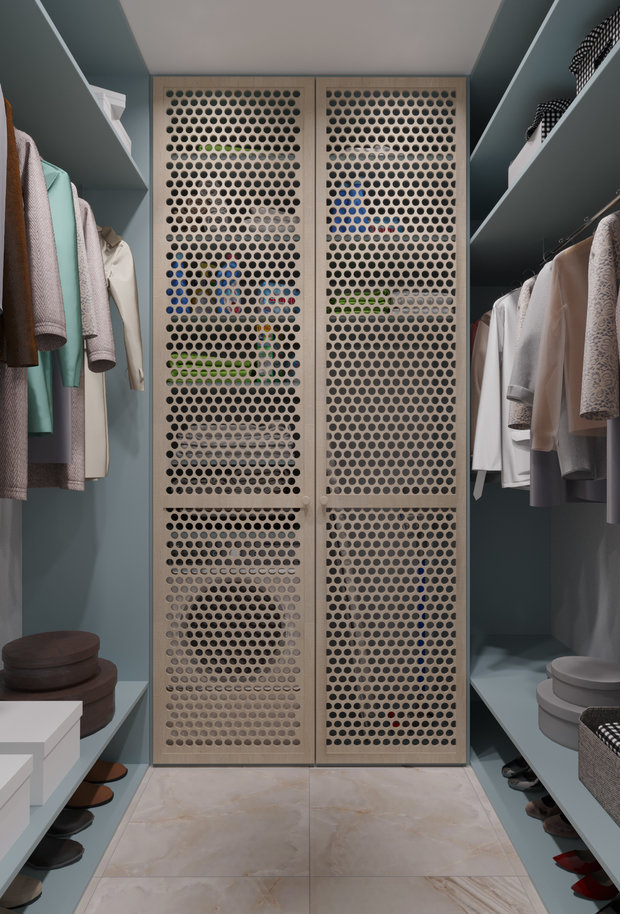 Фотография: Гардеробная в стиле Современный, Классический, Квартира, Проект дня, Москва, 4 и больше, Более 90 метров, Deus of House – фото на INMYROOM