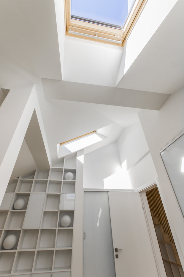Фотография: Прихожая в стиле Лофт, Квартира, BoConcept, Дома и квартиры, Белый, IKEA, Проект недели, Мансарда – фото на INMYROOM