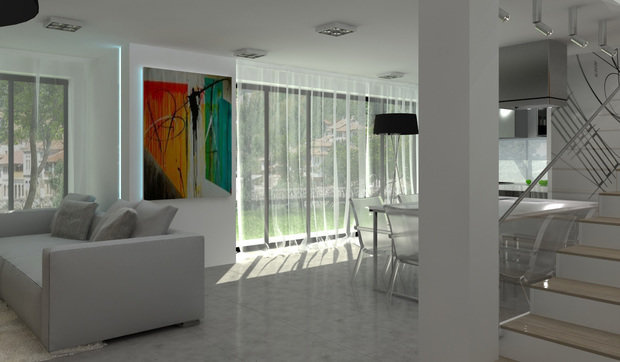 Фотография: Кухня и столовая в стиле Лофт, Современный, Хай-тек, Дом, Минимализм, Проект недели – фото на INMYROOM