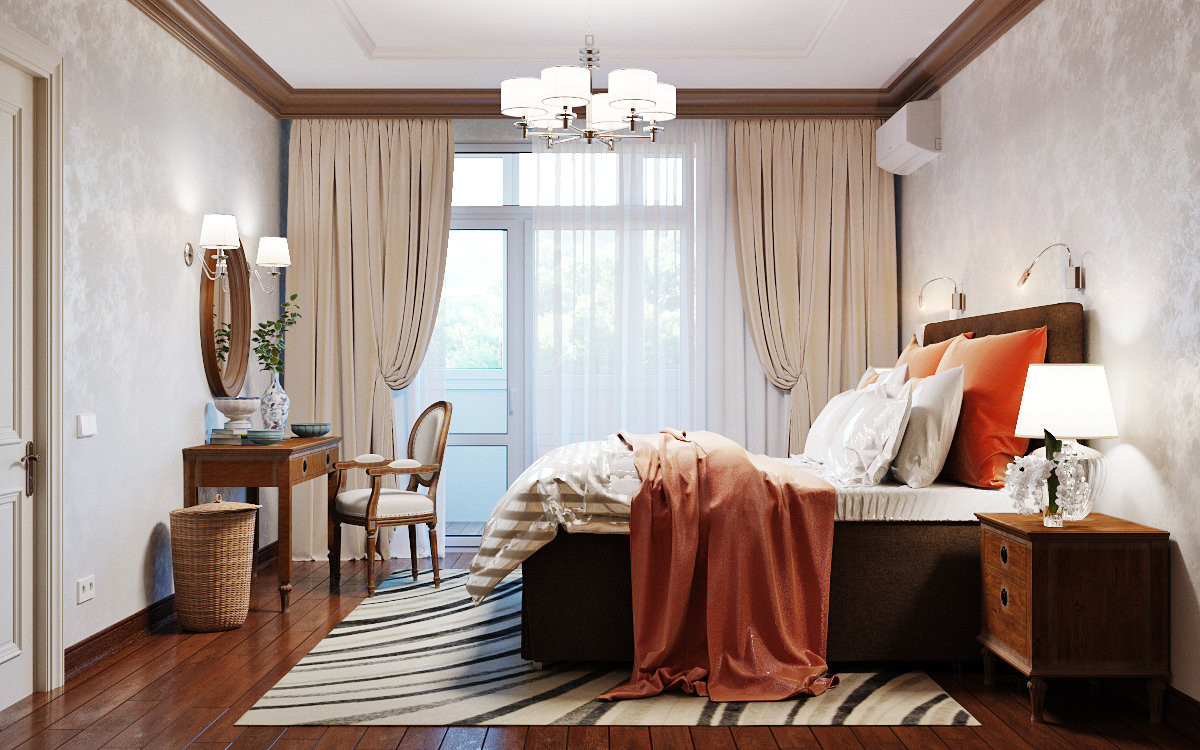 Фото из портфолио Осенние краски в интерьере спальни – фотографии дизайна интерьеров на INMYROOM Фото из портфолио Осенние краски в интерьере спальни – фотографии дизайна интерьеров на INMYROOM