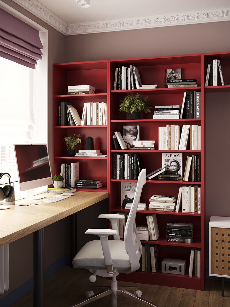 Фотография: Кабинет в стиле Современный, Эклектика, Квартира, Проект дня, Санкт-Петербург, Ирина Собыленская, Панельный дом, 3 комнаты, 40-60 метров, 60-90 метров – фото на INMYROOM Фотография: Кабинет в стиле Современный, Эклектика, Квартира, Проект дня, Санкт-Петербург, Ирина Собыленская, Панельный дом, 3 комнаты, 40-60 метров, 60-90 метров – фото на INMYROOM