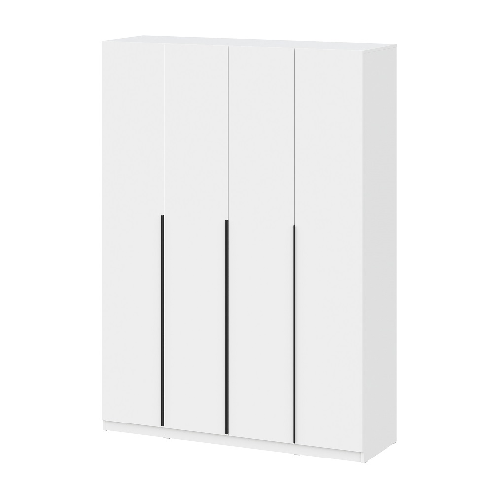 Шкаф распашной ШК-5 160 белого цвета